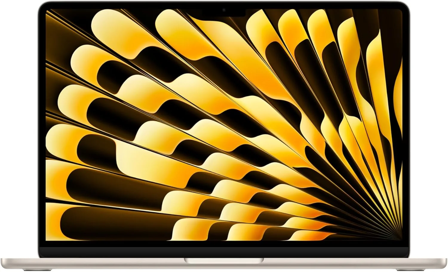 اپل MacBook Air 2025 (13 اینچی، تراشه Apple M4 با پردازنده مرکزی 10 هسته‌ای و پردازنده گرافیکی 8 هسته‌ای، 16 گیگابایت حافظه یکپارچه، 256 گیگابایت) - Starlight; انگلیسی