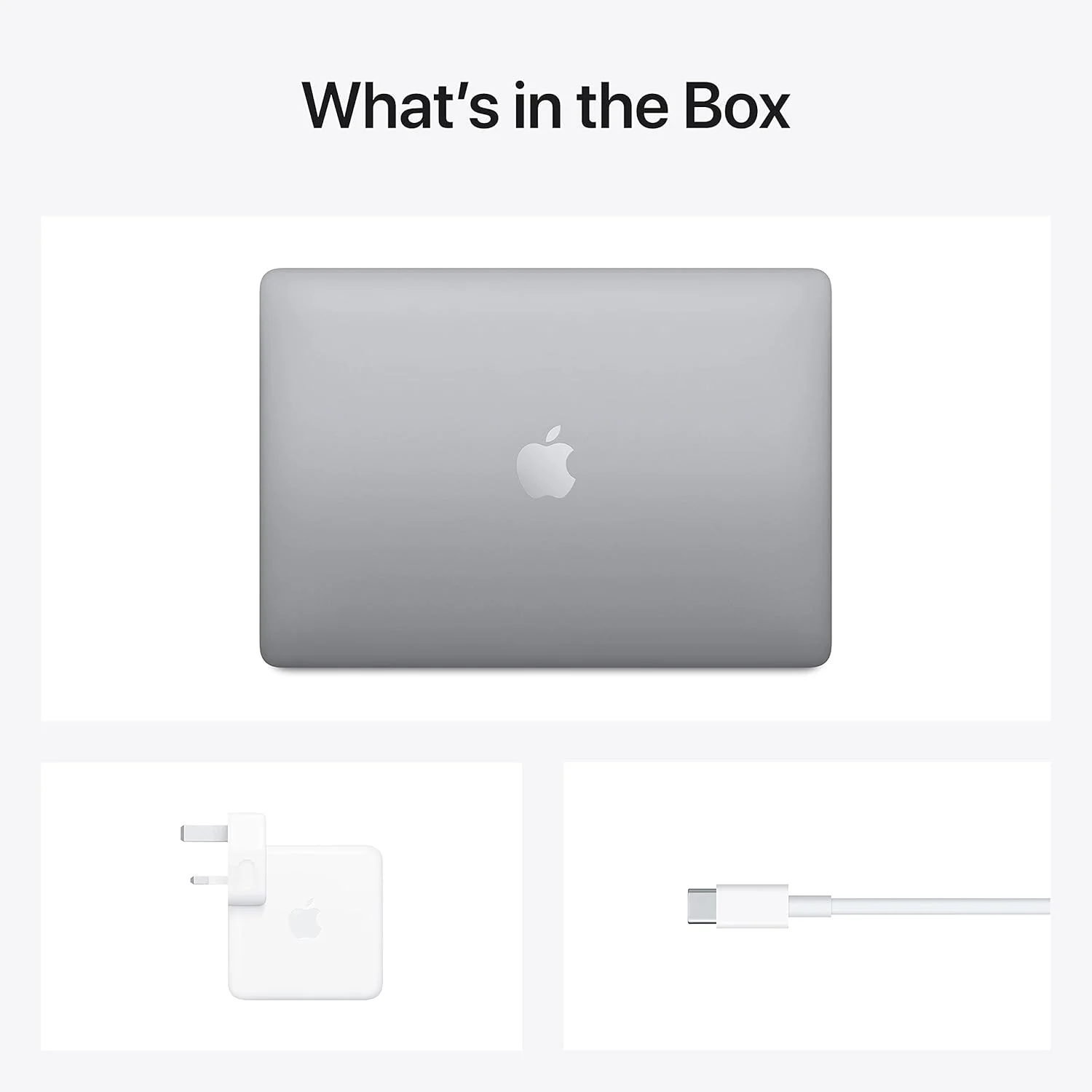 اپل MacBook Pro 2020 (13 اینچی، تراشه Apple M1 با پردازنده مرکزی 8 هسته ای و پردازنده گرافیکی 8 هسته ای، 8 گیگابایت رم، 512 گیگابایت SSD) - خاکستری فضایی؛ عربی/انگلیسی (بازسازی شده)