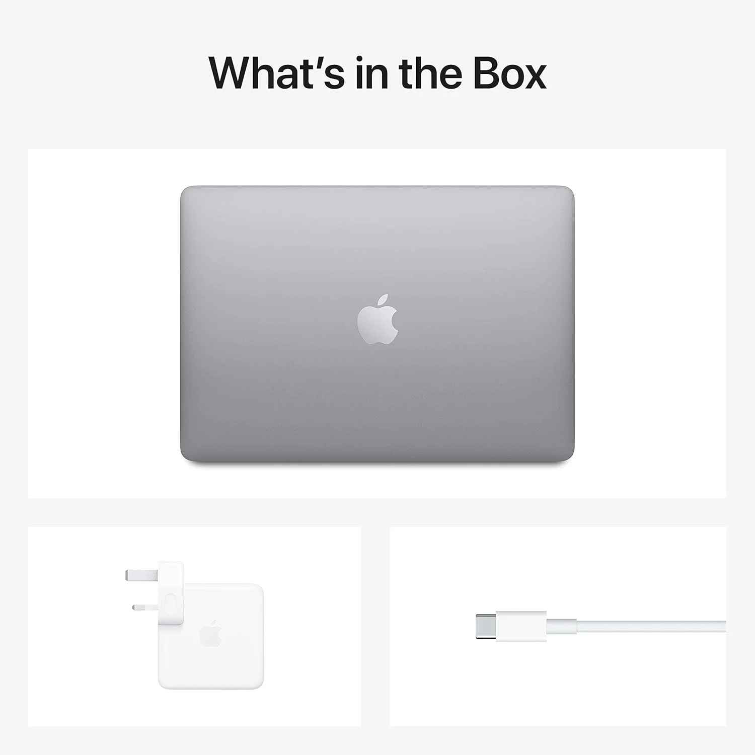 لپ تاپ MacBook Air 2020 اپل (بازسازی شده): تراشه M1، نمایشگر رتینا 13 اینچی، 8 گیگابایت رم، 512 گیگابایت حافظه SSD، صفحه کلید با نور پس زمینه، دوربین FaceTime HD، Touch ID. سازگار با iPhone/iPad; خاکستری فضایی; انگلیسی لپ تاپ MacBook Air 2020 اپل (بازسازی شده): تراشه M1، نمایشگر رتینا 13 اینچی، 8 گیگابایت رم، 512 گیگابایت حافظه SSD، صفحه کلید با نور پس زمینه، دوربین FaceTime HD، Touch ID. سازگار با iPhone/iPad; خاکستری فضایی; انگلیسی