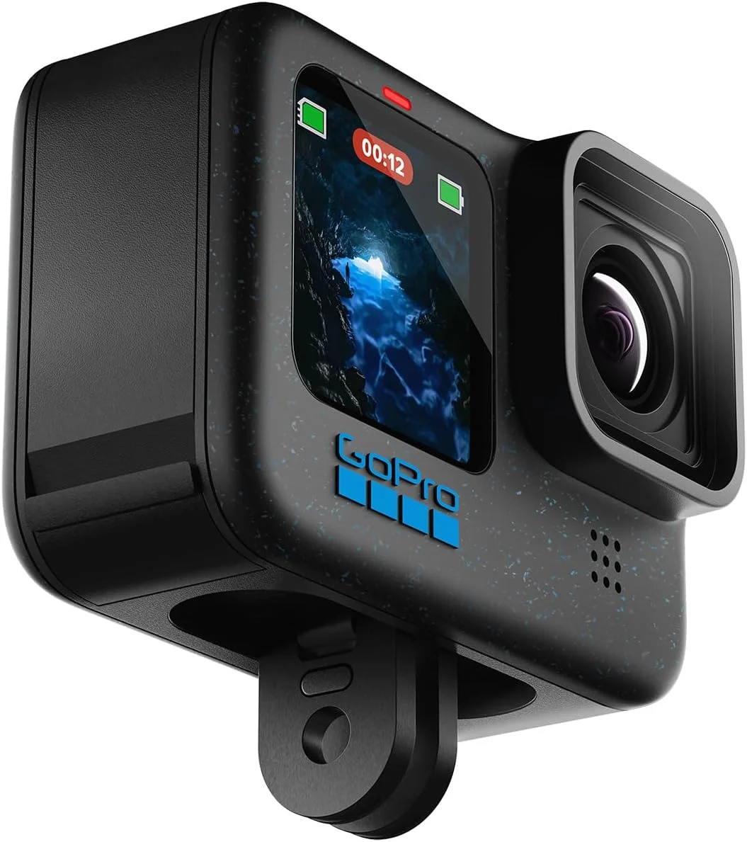 دوربین اکشن ضد آب GoPro HERO12 Black با فیلمبرداری 5.3K60 Ultra HD، عکس های 27 مگاپیکسلی، HDR، سنسور تصویر 1/1.9 اینچی، پخش زنده، وب کم، تثبیت کننده دوربین اکشن ضد آب GoPro HERO12 Black با فیلمبرداری 5.3K60 Ultra HD، عکس های 27 مگاپیکسلی، HDR، سنسور تصویر 1/1.9 اینچی، پخش زنده، وب کم، تثبیت کننده