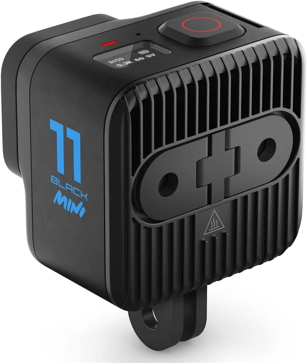 دوربین اکشن ضد آب کوچک GoPro HERO11 Black Mini با ویدئو 5.3K60 Ultra HD، عکس های 24.7 مگاپیکسلی، سنسور تصویر 1/1.9 اینچی، پخش زنده، تثبیت کننده