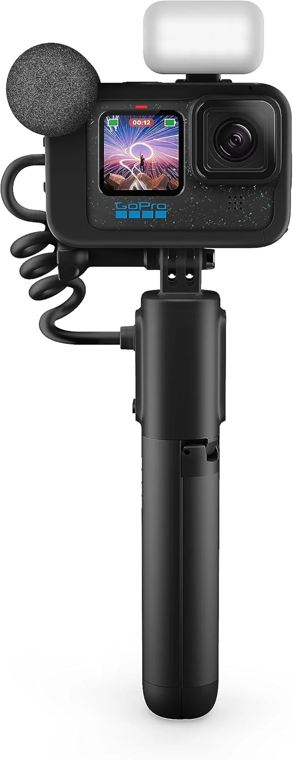 دوربین اکشن GoPro HERO12 Black Creator Edition با رزولوشن فیلمبرداری 5.3K و 4K دوربین اکشن GoPro HERO12 Black Creator Edition با رزولوشن فیلمبرداری 5.3K و 4K