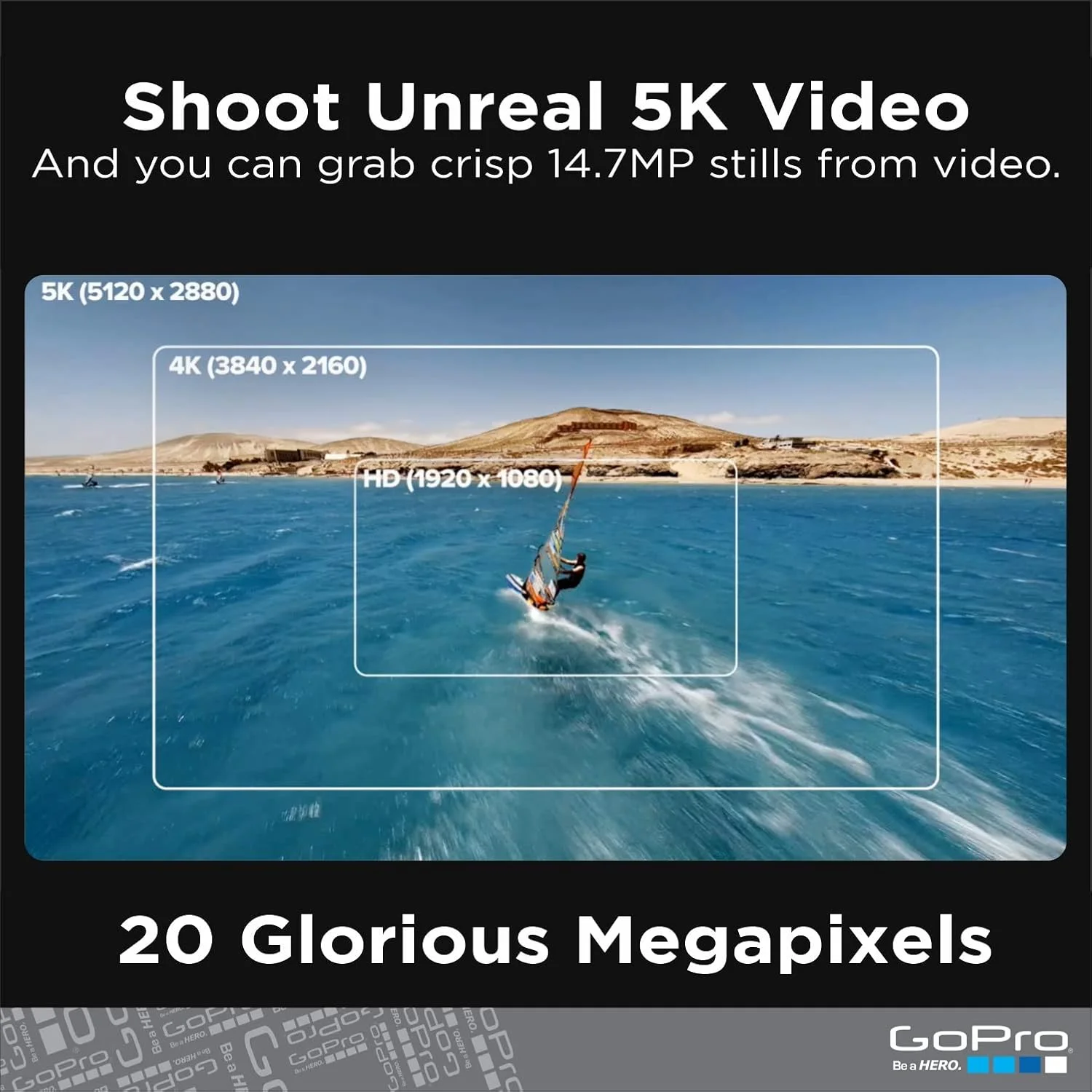 دوربین اکشن ضد آب GoPro HERO9 Black - بسته بندی تجارت الکترونیک - با LCD جلو و صفحه نمایش لمسی عقب، فیلم 5K Ultra HD، عکس های 20 مگاپیکسلی، پخش زنده 1080p، وب کم، تثبیت کننده دوربین اکشن ضد آب GoPro HERO9 Black - بسته بندی تجارت الکترونیک - با LCD جلو و صفحه نمایش لمسی عقب، فیلم 5K Ultra HD، عکس های 20 مگاپیکسلی، پخش زنده 1080p، وب کم، تثبیت کننده