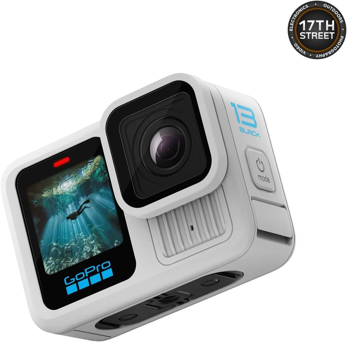 دوربین GoPro HERO13 Black نسخه محدود Polar White | ضد آب، دارای بلوتوث، به همراه باتری قابل شارژ اضافی Enduro و کارت حافظه 128 گیگابایتی Extreme microSDXC به همراه آداپتور SD - مجموعه کامل دوربین GoPro HERO13 Black نسخه محدود Polar White | ضد آب، دارای بلوتوث، به همراه باتری قابل شارژ اضافی Enduro و کارت حافظه 128 گیگابایتی Extreme microSDXC به همراه آداپتور SD - مجموعه کامل