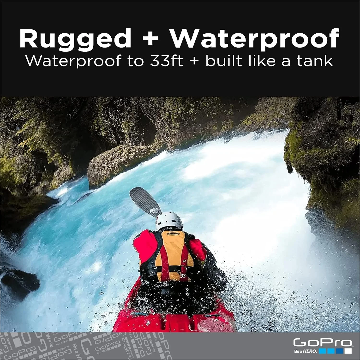 دوربین اکشن ضد آب GoPro HERO9 Black - بسته بندی تجارت الکترونیک - با LCD جلو و صفحه نمایش لمسی عقب، فیلم 5K Ultra HD، عکس های 20 مگاپیکسلی، پخش زنده 1080p، وب کم، تثبیت کننده دوربین اکشن ضد آب GoPro HERO9 Black - بسته بندی تجارت الکترونیک - با LCD جلو و صفحه نمایش لمسی عقب، فیلم 5K Ultra HD، عکس های 20 مگاپیکسلی، پخش زنده 1080p، وب کم، تثبیت کننده
