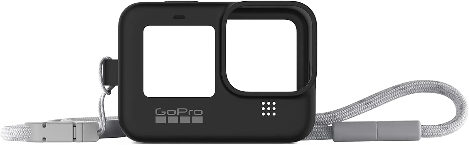 آستین سیلیکونی و بند گردنی GoPro (مناسب برای HERO9, HERO10, HERO11) مشکی - لوازم جانبی رسمی GoPro