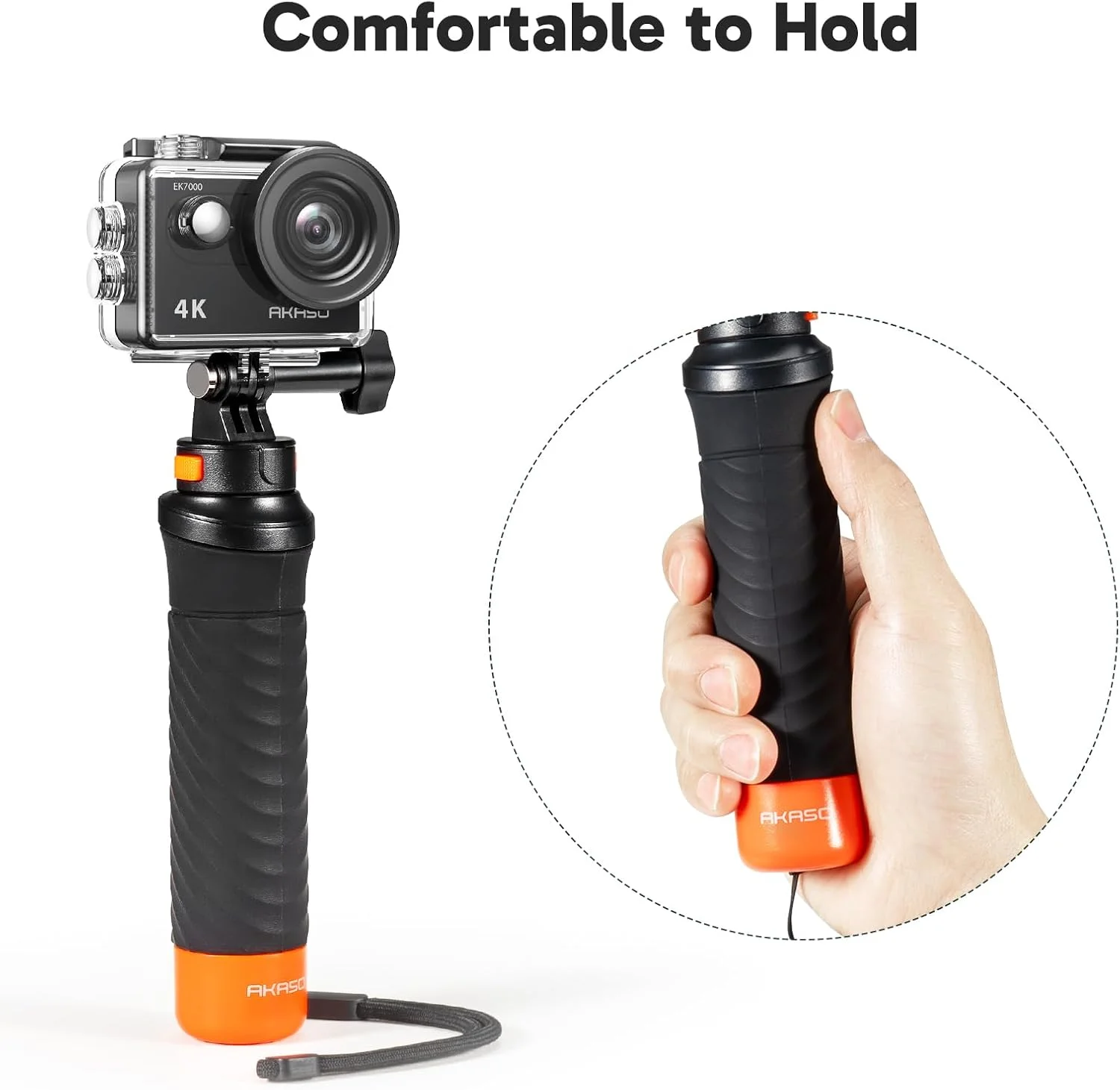 دوربین اکشن وای فای AKASO EK7000 4K30FPS 20MP به همراه دسته شناور - دوربین فوق العاده HD زیر آب تا عمق 40 متر ضد آب با کنترل از راه دور EIS زوم 4X در حالت عکس پشتیبانی از میکروفون خارجی دوربین اکشن وای فای AKASO EK7000 4K30FPS 20MP به همراه دسته شناور - دوربین فوق العاده HD زیر آب تا عمق 40 متر ضد آب با کنترل از راه دور EIS زوم 4X در حالت عکس پشتیبانی از میکروفون خارجی