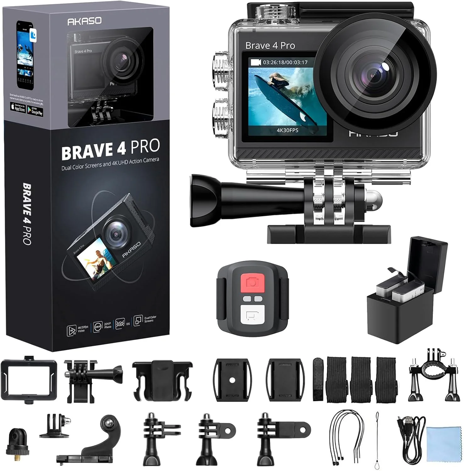 دوربین اکشن AKASO Brave 4 Pro