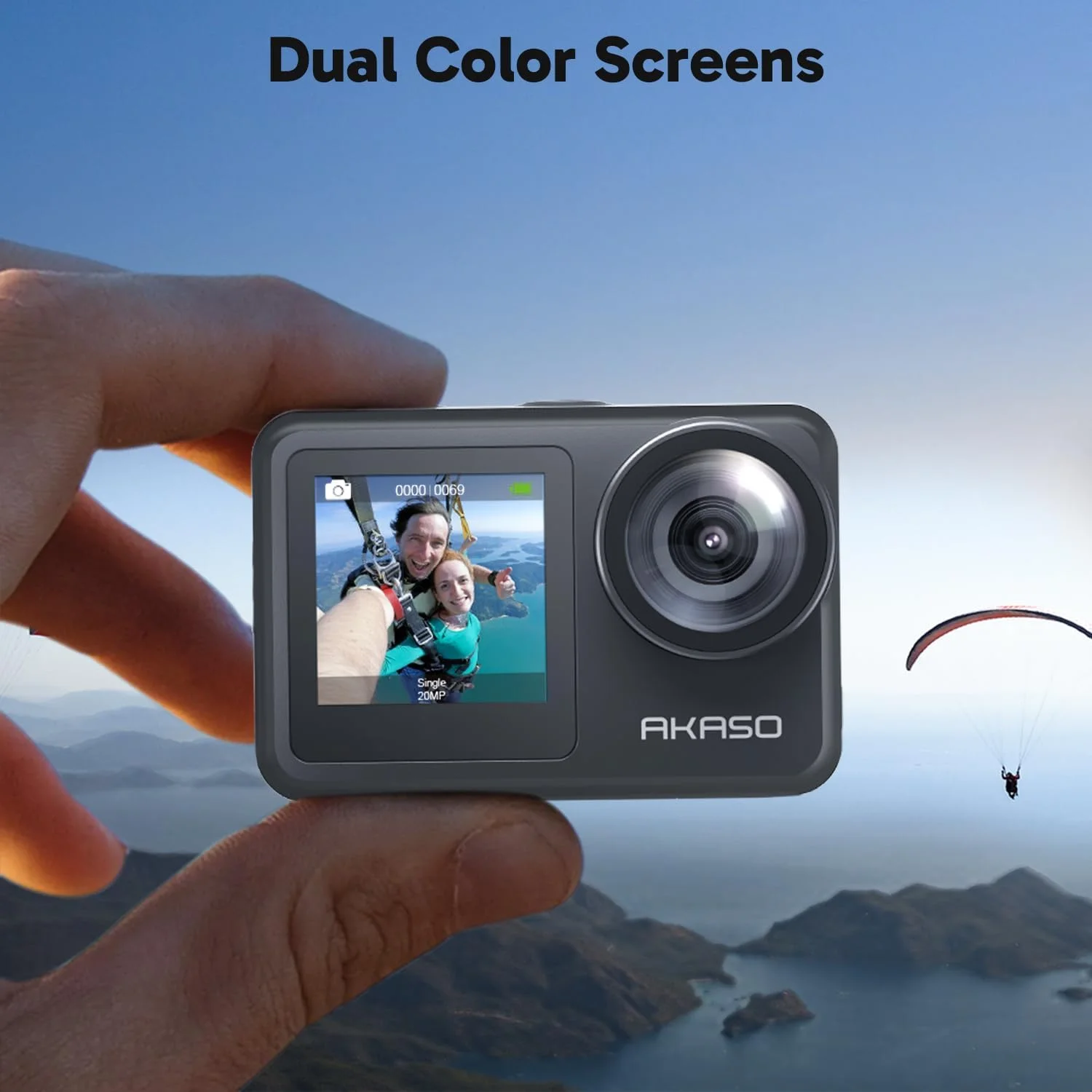 دوربین اکشن AKASO Brave 7 LE 4K30FPS 20MP WiFi با صفحه لمسی EIS 2.0 زوم کنترل از راه دور دوربین ضد آب 131 فوتی با 2 عدد باتری 1350mAh پشتیبانی از میکروفون خارجی دوربین ولاگ دوربین اکشن AKASO Brave 7 LE 4K30FPS 20MP WiFi با صفحه لمسی EIS 2.0 زوم کنترل از راه دور دوربین ضد آب 131 فوتی با 2 عدد باتری 1350mAh پشتیبانی از میکروفون خارجی دوربین ولاگ