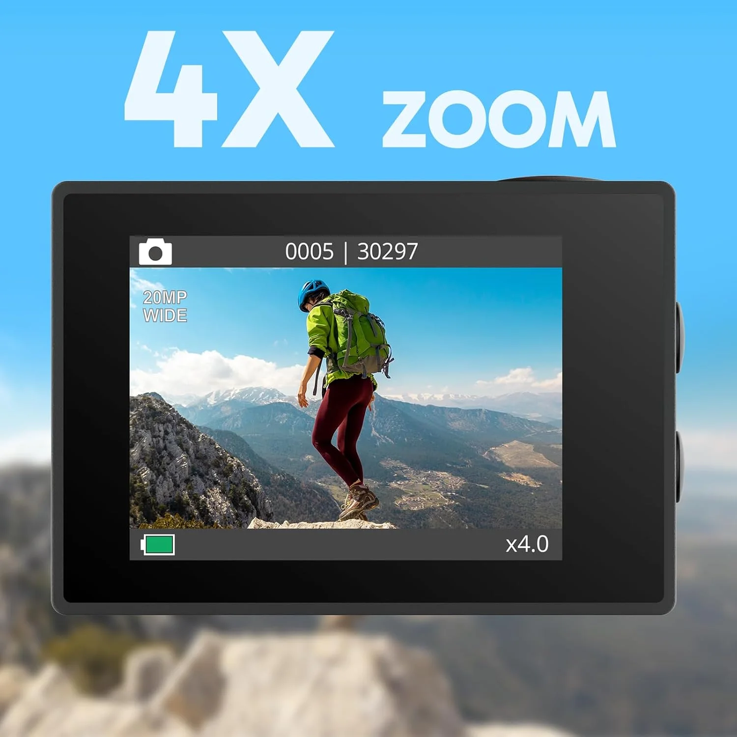 دوربین ورزشی 4K اکشن AKASO EK7000 Ultra HD WiFi ضد آب دوربین فیلمبرداری زیر آب با زاویه دید گسترده 170 درجه و کیت لوازم جانبی، مشکی دوربین ورزشی 4K اکشن AKASO EK7000 Ultra HD WiFi ضد آب دوربین فیلمبرداری زیر آب با زاویه دید گسترده 170 درجه و کیت لوازم جانبی، مشکی