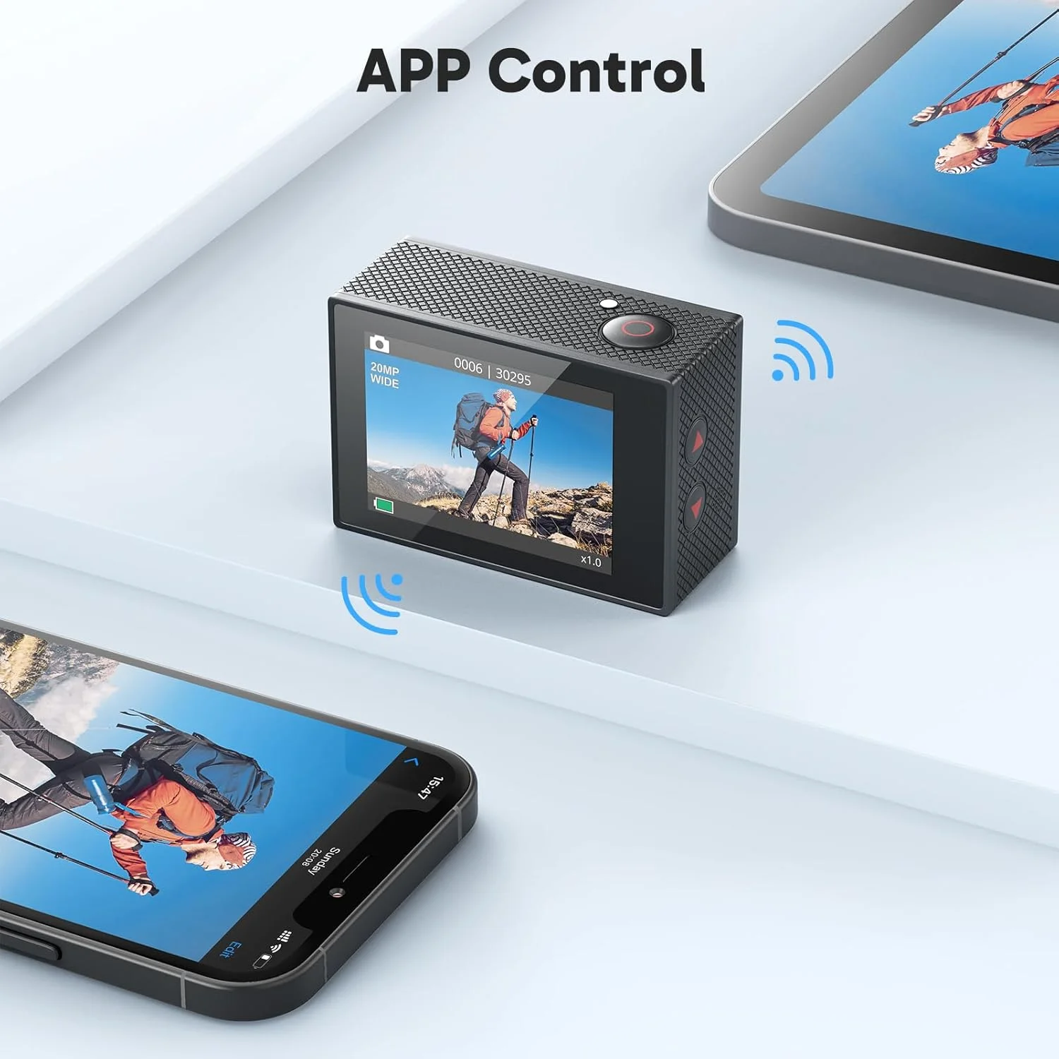 دوربین ورزشی 4K اکشن AKASO EK7000 Ultra HD WiFi ضد آب دوربین فیلمبرداری زیر آب با زاویه دید گسترده 170 درجه و کیت لوازم جانبی، مشکی دوربین ورزشی 4K اکشن AKASO EK7000 Ultra HD WiFi ضد آب دوربین فیلمبرداری زیر آب با زاویه دید گسترده 170 درجه و کیت لوازم جانبی، مشکی