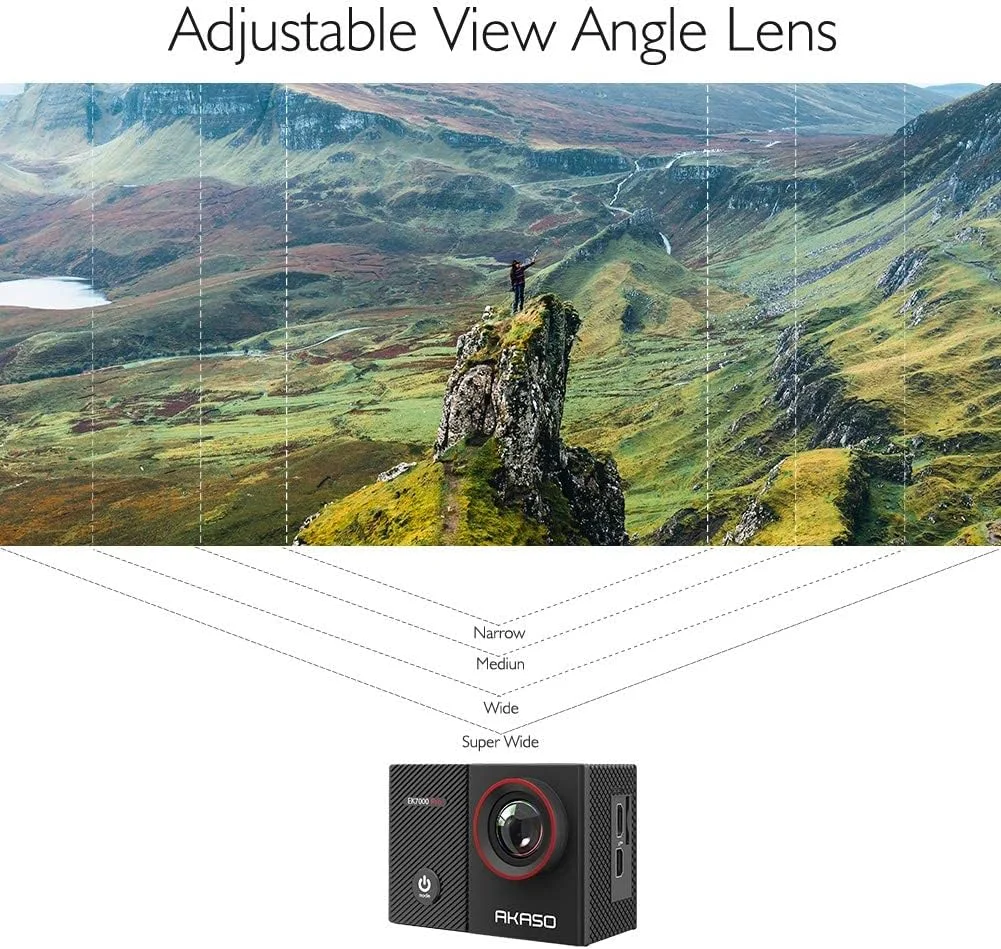 دوربین اکشن AKASO EK7000 Pro 4K با صفحه لمسی EIS، دوربین ضد آب 40 متری با کارت حافظه microSDXC 64 گیگابایتی و کنترل از راه دور، دوربین زیر آب با کیت لوازم جانبی کلاه ایمنی دوربین اکشن AKASO EK7000 Pro 4K با صفحه لمسی EIS، دوربین ضد آب 40 متری با کارت حافظه microSDXC 64 گیگابایتی و کنترل از راه دور، دوربین زیر آب با کیت لوازم جانبی کلاه ایمنی