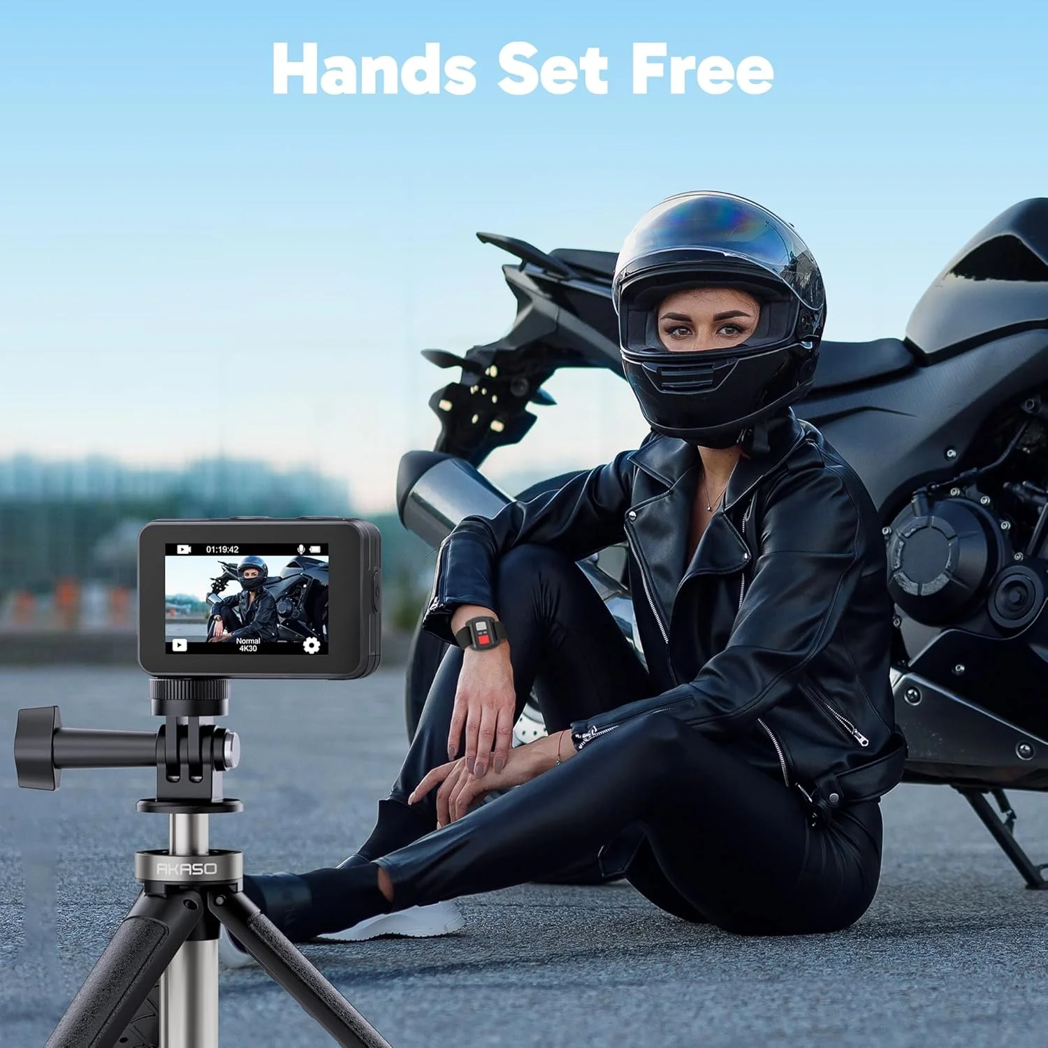 دوربین اکشن AKASO Brave 7 LE 4K30FPS 20MP به همراه کارت حافظه Micro SD 64 گیگابایتی، دوربین ضد آب 40 متری، دوربین WiFi ضد آب با صفحه لمسی EIS 2.0، زوم، کنترل از راه دور، Vlog با 2 عدد باتری 1350mAh دوربین اکشن AKASO Brave 7 LE 4K30FPS 20MP به همراه کارت حافظه Micro SD 64 گیگابایتی، دوربین ضد آب 40 متری، دوربین WiFi ضد آب با صفحه لمسی EIS 2.0، زوم، کنترل از راه دور، Vlog با 2 عدد باتری 1350mAh