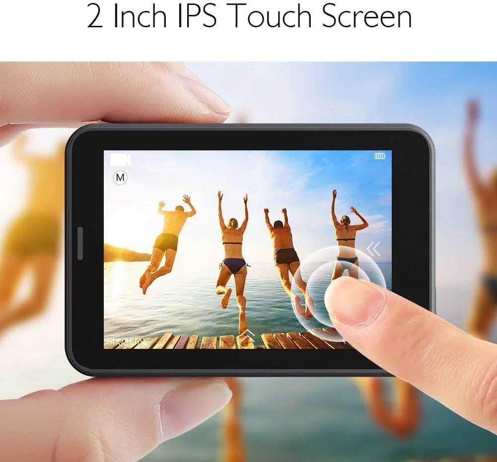 دوربین اکشن AKASO 4K 30FPS، دوربین 20 مگاپیکسلی وای فای با صفحه لمسی ICE، دوربین زیر آب 40 متری با کنترل صوتی، ریموت کنترل، کیت لوازم جانبی، دوربین ورزشی (V50 Pro) دوربین اکشن AKASO 4K 30FPS، دوربین 20 مگاپیکسلی وای فای با صفحه لمسی ICE، دوربین زیر آب 40 متری با کنترل صوتی، ریموت کنترل، کیت لوازم جانبی، دوربین ورزشی (V50 Pro)
