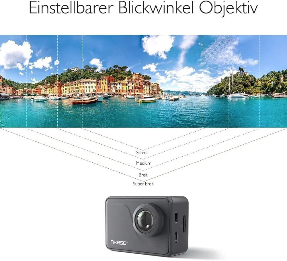 دوربین اکشن AKASO 4K 30FPS، دوربین 20 مگاپیکسلی وای فای با صفحه لمسی ICE، دوربین زیر آب 40 متری با کنترل صوتی، ریموت کنترل، کیت لوازم جانبی، دوربین ورزشی (V50 Pro) دوربین اکشن AKASO 4K 30FPS، دوربین 20 مگاپیکسلی وای فای با صفحه لمسی ICE، دوربین زیر آب 40 متری با کنترل صوتی، ریموت کنترل، کیت لوازم جانبی، دوربین ورزشی (V50 Pro)