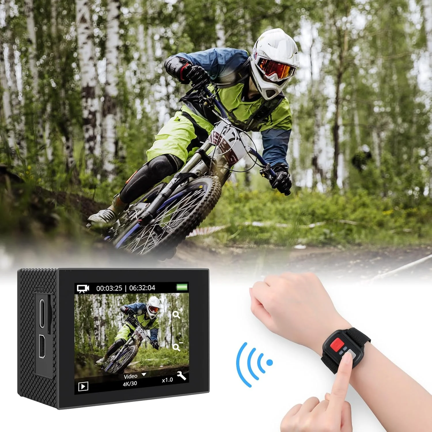 دوربین اکشن AKASO EK7000 Pro 4K30 با صفحه لمسی EIS، دوربین ضد آب 40 متری زیر آب، زوم 5X، کنترل از راه دور با دسته شناور ضد آب و کیف حمل لوازم جانبی دوربین اکشن AKASO EK7000 Pro 4K30 با صفحه لمسی EIS، دوربین ضد آب 40 متری زیر آب، زوم 5X، کنترل از راه دور با دسته شناور ضد آب و کیف حمل لوازم جانبی