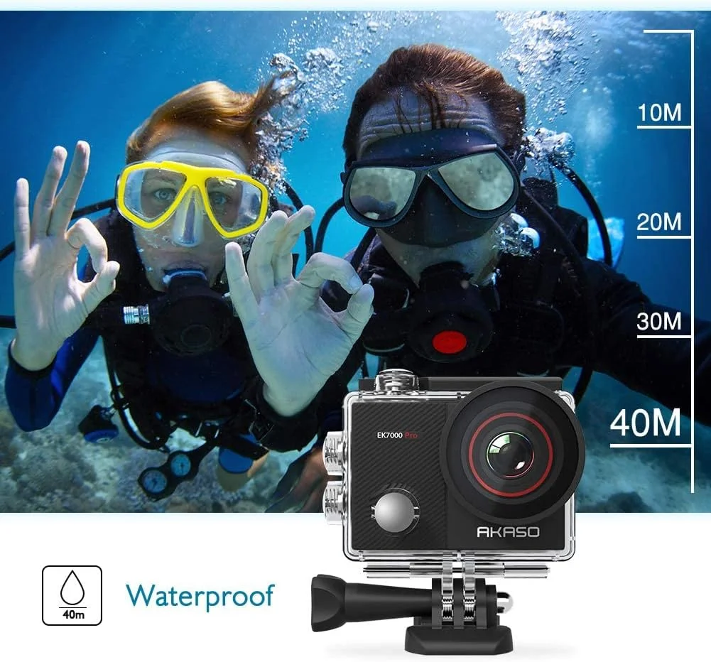 دوربین اکشن 4K آکاسو EK7000 Pro به همراه کارت حافظه microSDXC 64 گیگابایتی دوربین اکشن 4K آکاسو EK7000 Pro به همراه کارت حافظه microSDXC 64 گیگابایتی