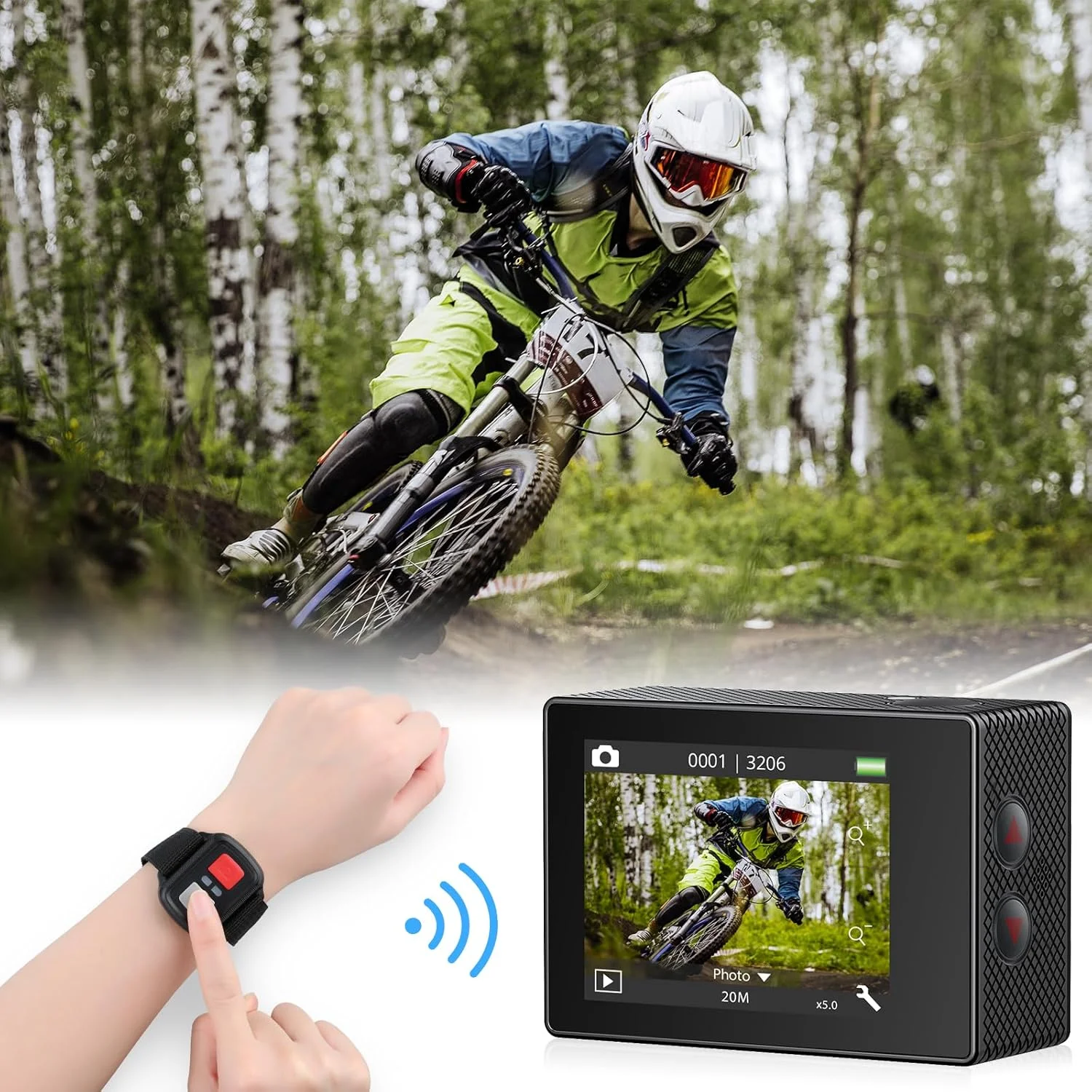 دوربین اکشن 4K آکاسو EK7000 Pro به همراه کارت حافظه microSDXC 64 گیگابایتی دوربین اکشن 4K آکاسو EK7000 Pro به همراه کارت حافظه microSDXC 64 گیگابایتی