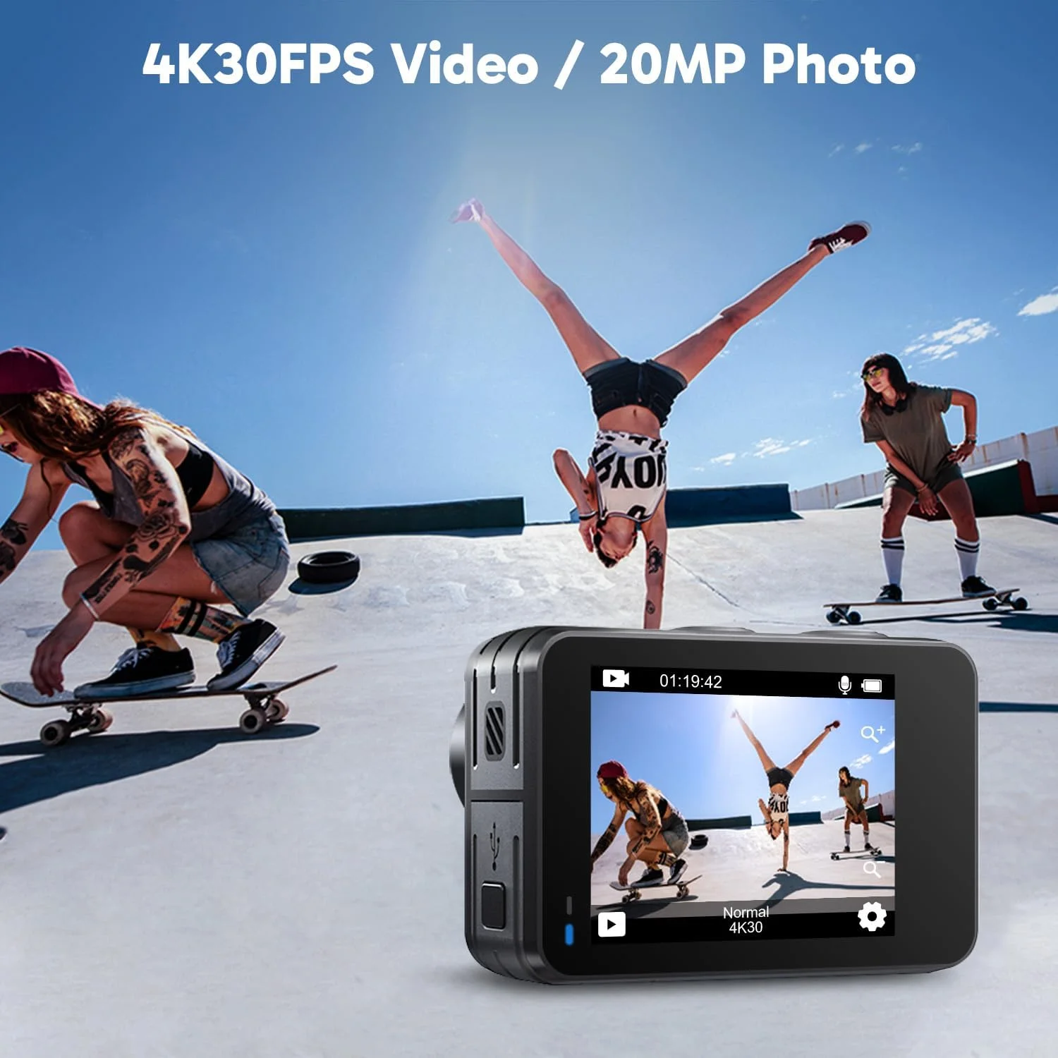 دوربین اکشن AKASO Brave 7 LE 4K30FPS 20MP WiFi با صفحه لمسی EIS 2.0 زوم کنترل از راه دور ضد آب تا عمق 40 متر به همراه دسته شناور ضد آب و کیف حمل دوربین اکشن AKASO Brave 7 LE 4K30FPS 20MP WiFi با صفحه لمسی EIS 2.0 زوم کنترل از راه دور ضد آب تا عمق 40 متر به همراه دسته شناور ضد آب و کیف حمل