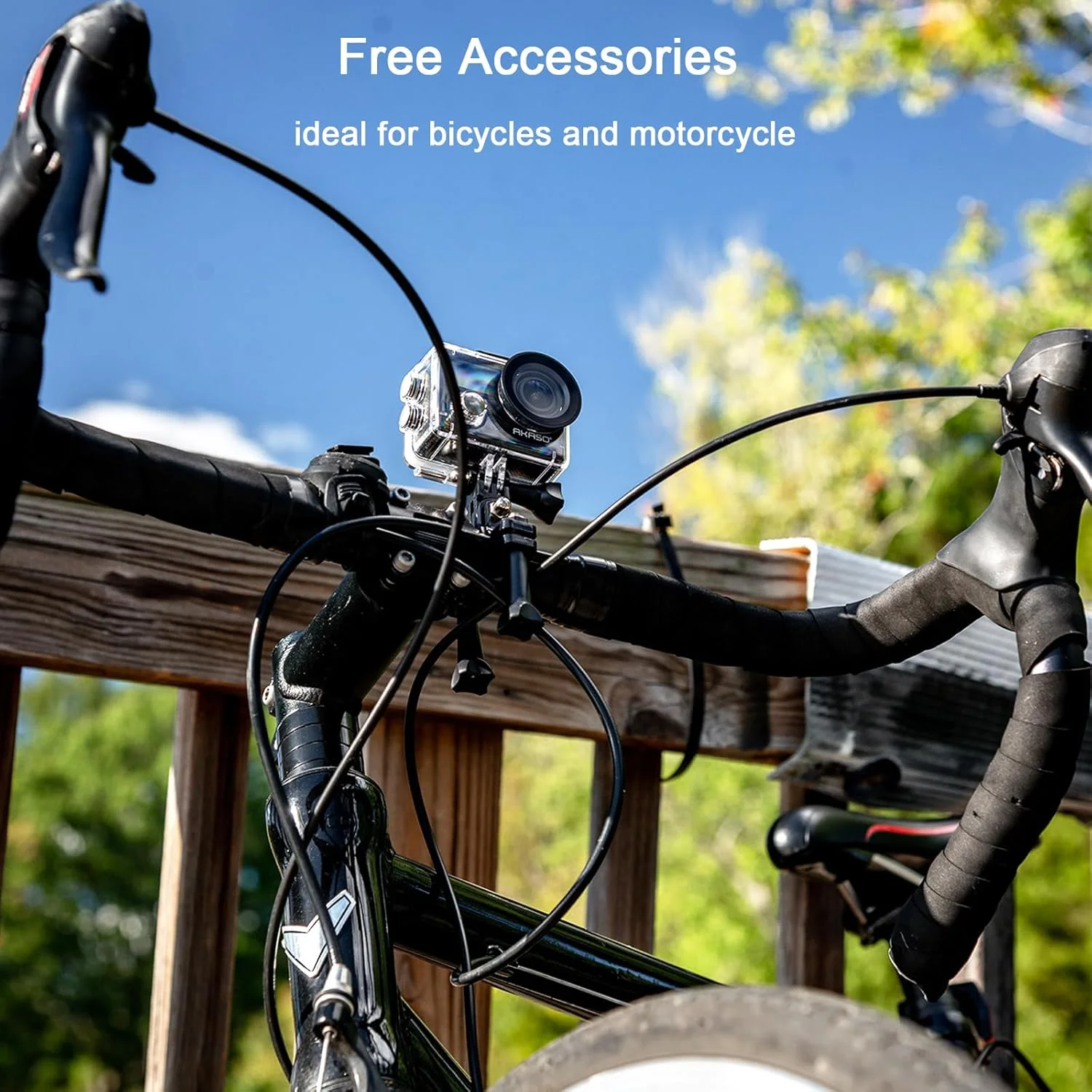دوربین اکشن AKASO 4K 30FPS 20MP Ultra HD با کنترل از راه دور WiFi، تثبیت کننده تصویر، دوربین های ضد آب تا عمق 40 متری با 2 باتری، شارژر، گیره فرمان دوچرخه و کیت لوازم جانبی دوربین اکشن AKASO 4K 30FPS 20MP Ultra HD با کنترل از راه دور WiFi، تثبیت کننده تصویر، دوربین های ضد آب تا عمق 40 متری با 2 باتری، شارژر، گیره فرمان دوچرخه و کیت لوازم جانبی