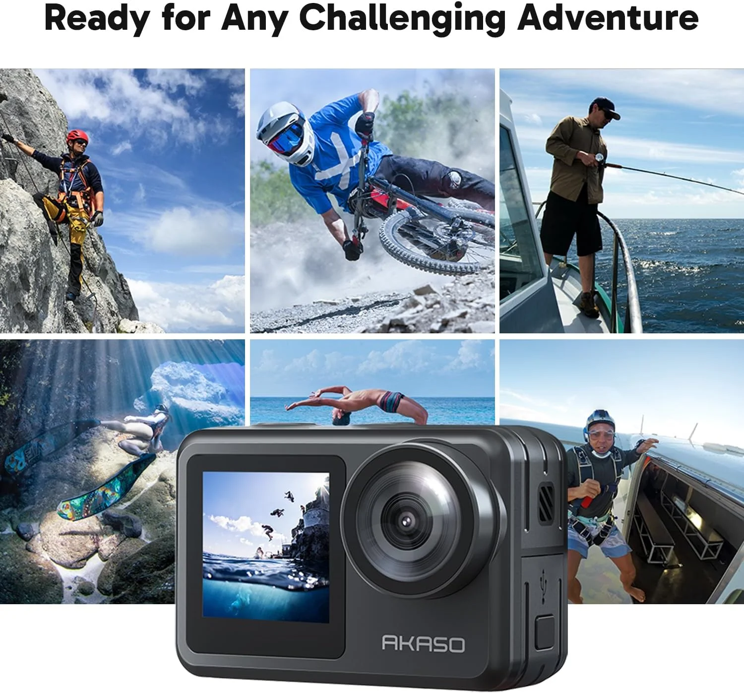 دوربین اکشن AKASO Brave 7 LE 4K30FPS 20MP WiFi با صفحه لمسی EIS 2.0 زوم کنترل از راه دور ضد آب تا عمق 40 متر به همراه دسته شناور ضد آب و کیف حمل دوربین اکشن AKASO Brave 7 LE 4K30FPS 20MP WiFi با صفحه لمسی EIS 2.0 زوم کنترل از راه دور ضد آب تا عمق 40 متر به همراه دسته شناور ضد آب و کیف حمل