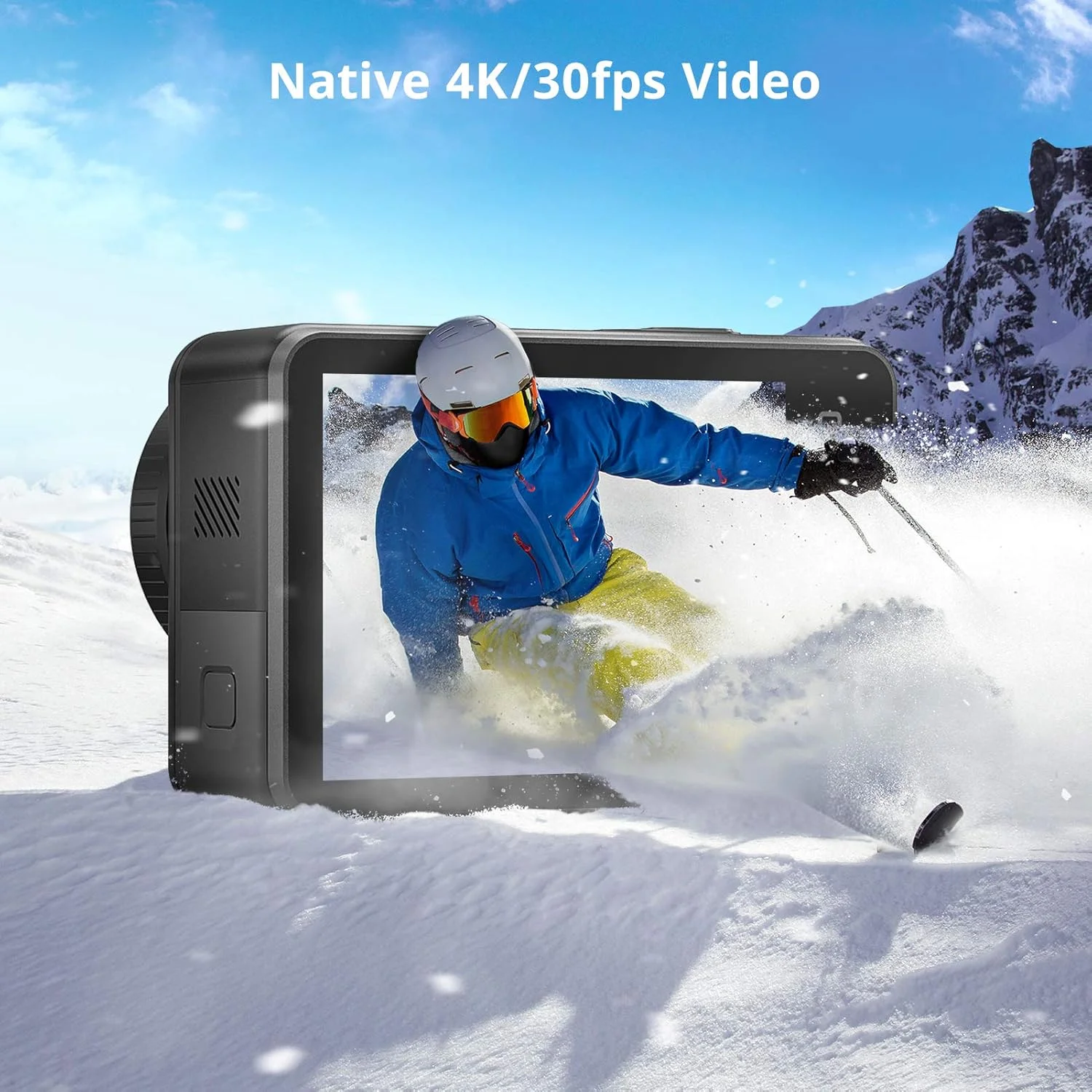 دوربین اکشن AKASO Brave 7 با کیفیت 4K30FPS و 20 مگاپیکسل به همراه کارت حافظه MicroSDXC U3 با ظرفیت 128 گیگابایت، دوربین ضد آب با صفحه لمسی IPX8 تا عمق 33 فوت، EIS 2.0، پشتیبانی از زوم، میکروفون خارجی و کنترل صوتی به همراه 2 عدد باتری 1350mAh دوربین اکشن AKASO Brave 7 با کیفیت 4K30FPS و 20 مگاپیکسل به همراه کارت حافظه MicroSDXC U3 با ظرفیت 128 گیگابایت، دوربین ضد آب با صفحه لمسی IPX8 تا عمق 33 فوت، EIS 2.0، پشتیبانی از زوم، میکروفون خارجی و کنترل صوتی به همراه 2 عدد باتری 1350mAh