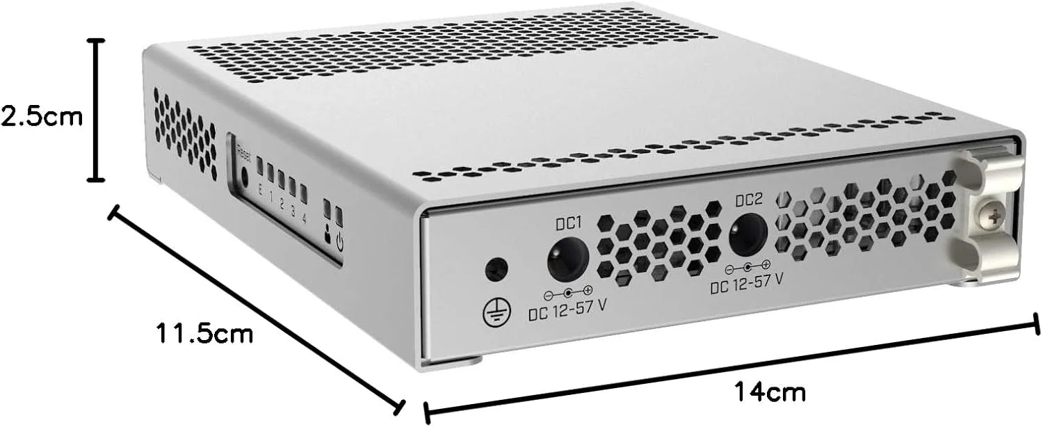 سوئیچ شبکه مدیریتی MikroTik CRS305-1G-4S+in گیگابیتی اترنت (10/100/1000) با قابلیت PoE، رنگ سفید سوئیچ شبکه مدیریتی MikroTik CRS305-1G-4S+in گیگابیتی اترنت (10/100/1000) با قابلیت PoE، رنگ سفید