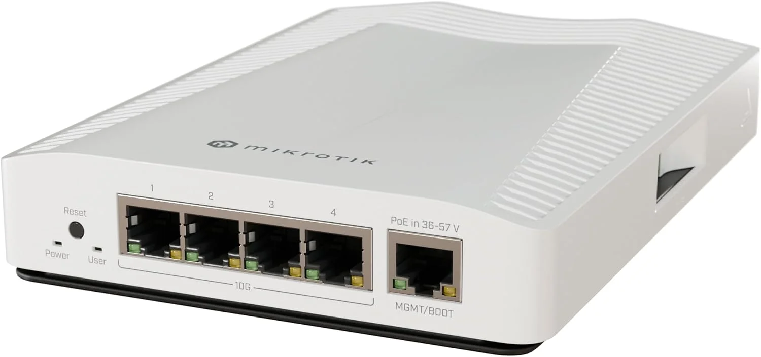 سوئیچ اترنت 10 گیگابیتی MikroTik (CRS304-4XG-IN) با 4 پورت