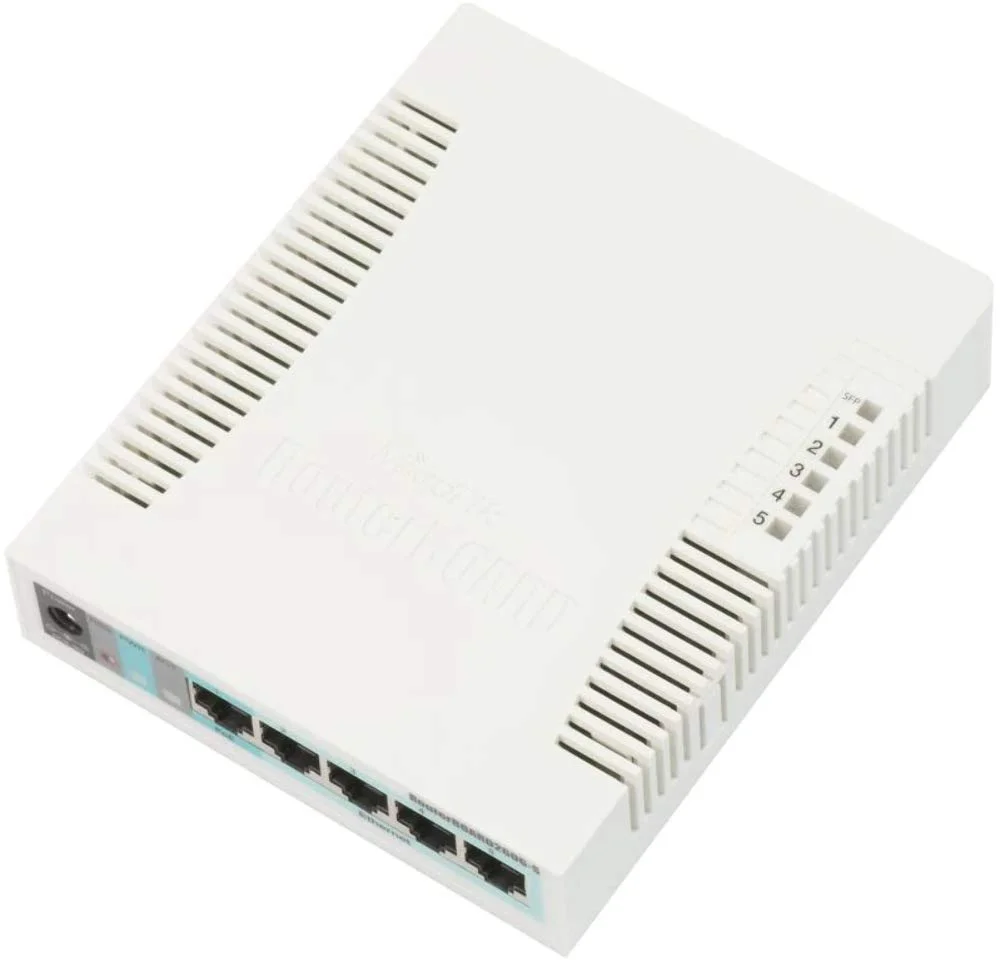 سوئیچ میکروتیک RB260GS گیگابیتی اترنت (10/100/1000) با قابلیت PoE - سفید سوئیچ میکروتیک RB260GS گیگابیتی اترنت (10/100/1000) با قابلیت PoE - سفید