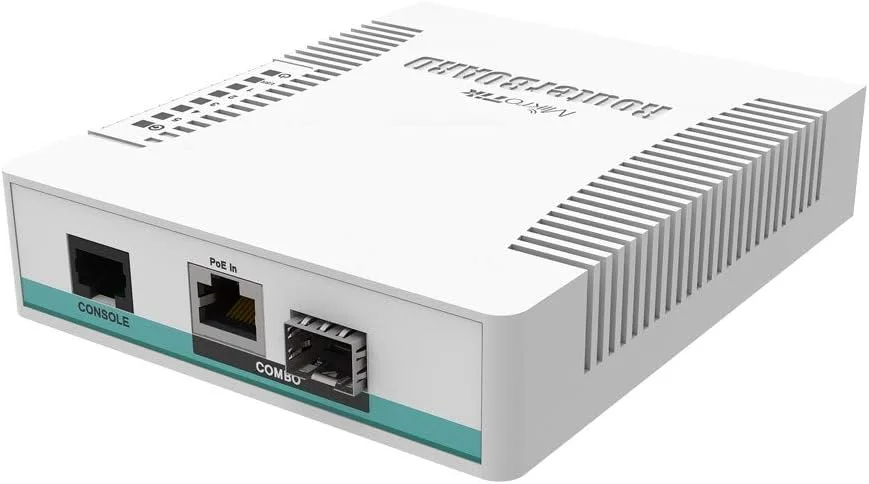 سوئیچ Mikrotik CRS106-1C-5S با 5 پورت SFP 1.25 گیگابیت بر ثانیه و 1 پورت ترکیبی گیگابیتی اترنت/SFP سوئیچ Mikrotik CRS106-1C-5S با 5 پورت SFP 1.25 گیگابیت بر ثانیه و 1 پورت ترکیبی گیگابیتی اترنت/SFP