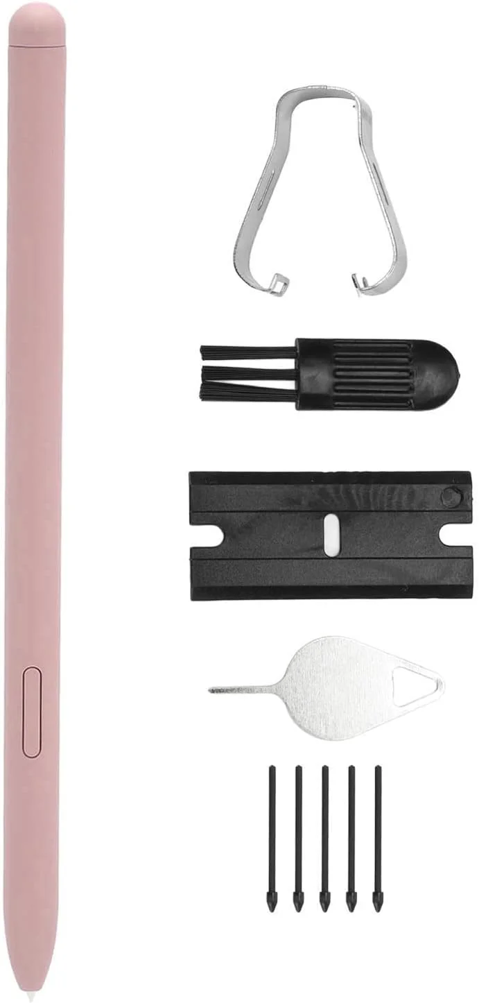 قلم استایلوس Tab S6 Lite، قلم جایگزین S6، قلم استایلوس S6 Lite، قلم لمسی S، برای تبلت SM P610 SM P615 (رنگ رُزگلد)