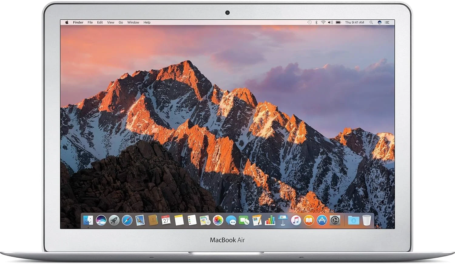 اپل MacBook Air (بازسازی شده) با پردازنده Intel Core i5، 1.6 گیگاهرتز، MJVE2LL/A (13 اینچ، 4 گیگابایت رم، 128 گیگابایت SSD) - نقره ای