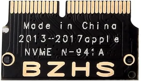 آداپتور تبدیل M.2 NVME SSD، کیت ارتقاء درایو حالت جامد NVME AHCI برای ارتقاء MacBook Air/Pro