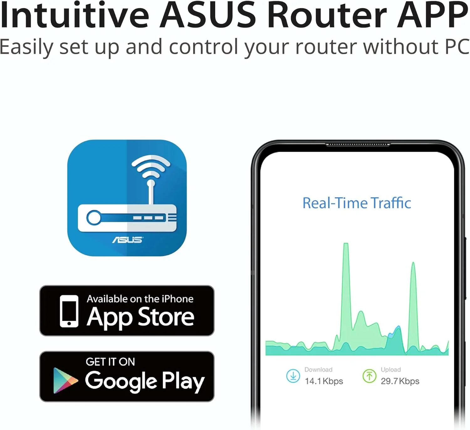 روتر ASUS RT-AX57 (AX3000) دو بانده WiFi 6 قابل توسعه، امنیت شبکه بدون اشتراک، Instant Guard، کنترل والدین پیشرفته، VPN داخلی، سازگار با AiMesh، بازی و استریمینگ، خانه هوشمند روتر ASUS RT-AX57 (AX3000) دو بانده WiFi 6 قابل توسعه، امنیت شبکه بدون اشتراک، Instant Guard، کنترل والدین پیشرفته، VPN داخلی، سازگار با AiMesh، بازی و استریمینگ، خانه هوشمند