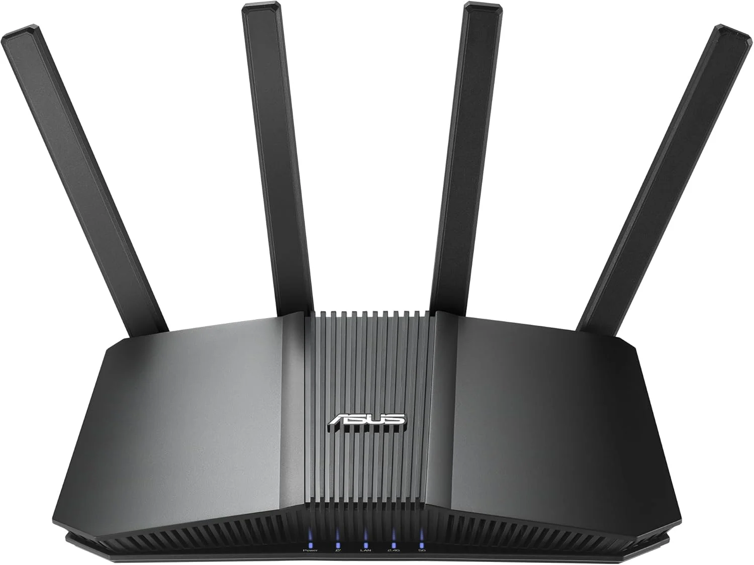 روتر هوشمند ASUS RT-BE82U دو بانده WiFi 7 (802.11be) با قابلیت توسعه AiMesh، سرعت 6500 مگابیت بر ثانیه، پنج پورت 2.5 گیگابیتی، کنترل والدین و VPN، امنیت پیشرفته شبکه