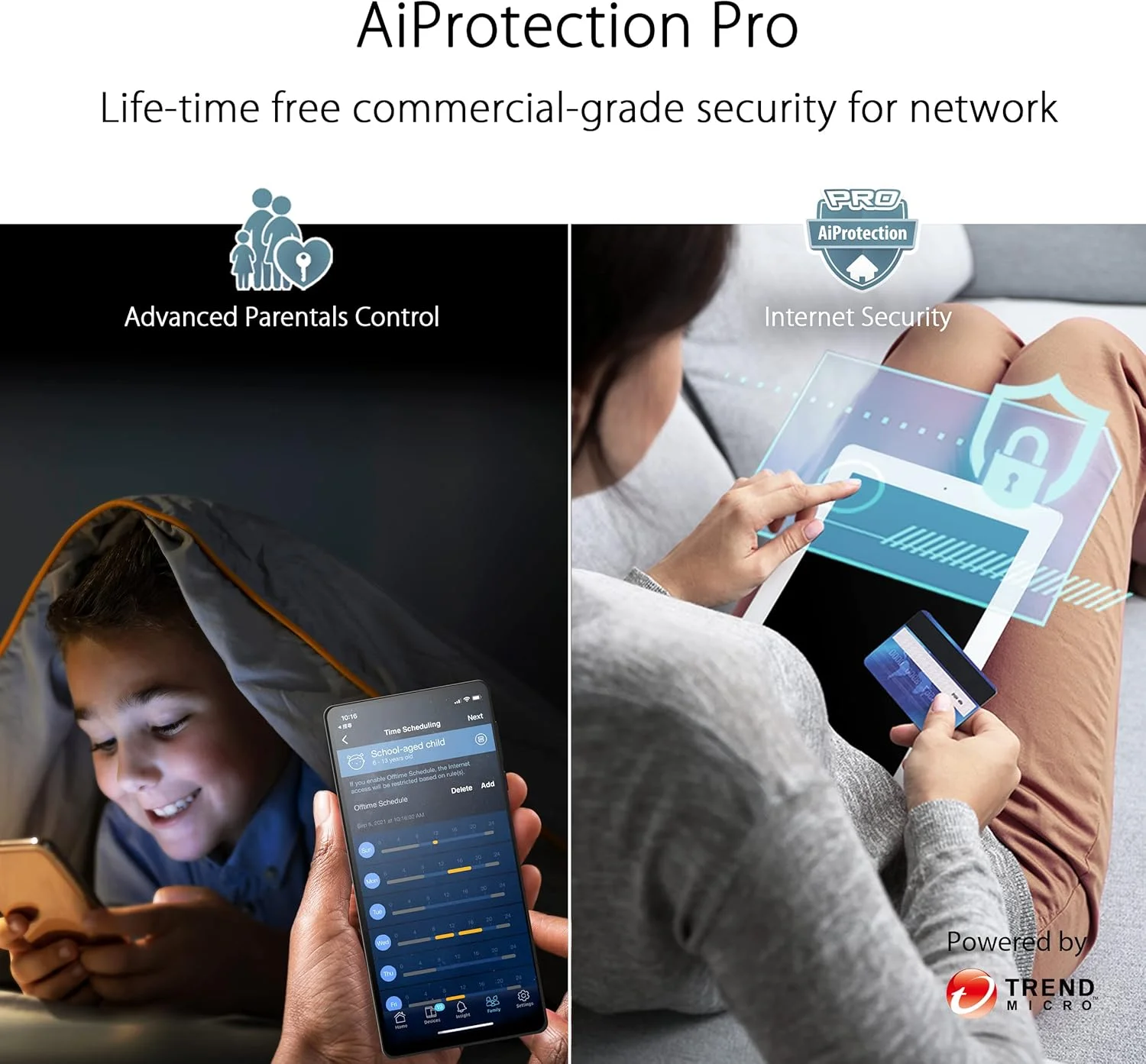 سیستم مش وای فای 6 سه بانده ASUS ZenWiFi Pro ET12 AX11000: عملکرد نهایی AXE11000 AXE، 10 آنتن داخلی، پردازنده 64 بیتی چهار هسته ای 2.0 گیگاهرتز، کنترل والدین - مشکی