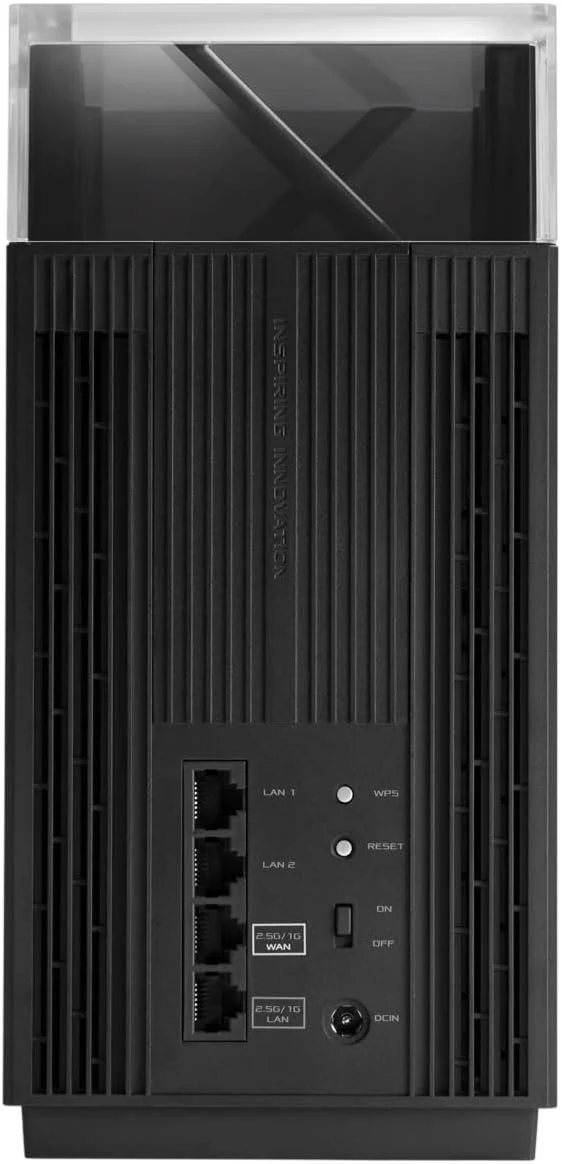 سیستم مش وای فای 6 سه بانده ASUS ZenWiFi Pro ET12 AX11000: عملکرد نهایی AXE11000 AXE، 10 آنتن داخلی، پردازنده 64 بیتی چهار هسته ای 2.0 گیگاهرتز، کنترل والدین - مشکی
