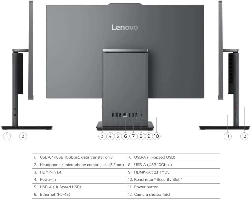 کامپیوتر همه کاره Lenovo ThinkCentre Neo 50a 27 Gen 5 - صفحه نمایش 27 اینچی FHD - پردازنده Intel Core i7-13620H - رم 16 گیگابایتی - SSD 512 گیگابایتی - ویندوز 11 پرو - 1 سال گارانتی لنوو - مناسب برای کسب و کار و دفتر کار خانگی کامپیوتر همه کاره Lenovo ThinkCentre Neo 50a 27 Gen 5 - صفحه نمایش 27 اینچی FHD - پردازنده Intel Core i7-13620H - رم 16 گیگابایتی - SSD 512 گیگابایتی - ویندوز 11 پرو - 1 سال گارانتی لنوو - مناسب برای کسب و کار و دفتر کار خانگی