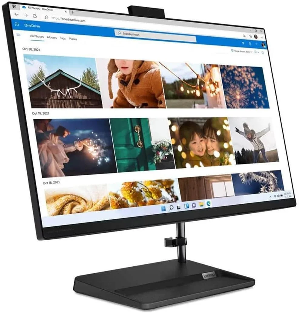 کامپیوتر همه کاره جدید لنوو 2024 با صفحه نمایش 24 اینچی، پردازنده نسل سیزدهم Intel Core i5-13420H | رم 16 گیگابایتی DDR4 | حافظه SSD 1 ترابایتی | صفحه نمایش 27 اینچی FHD | کارت گرافیک 4 گیگابایتی MX 550 | رنگ مشکی | ویندوز 11 | IdeaCentre 3 کامپیوتر همه کاره جدید لنوو 2024 با صفحه نمایش 24 اینچی، پردازنده نسل سیزدهم Intel Core i5-13420H | رم 16 گیگابایتی DDR4 | حافظه SSD 1 ترابایتی | صفحه نمایش 27 اینچی FHD | کارت گرافیک 4 گیگابایتی MX 550 | رنگ مشکی | ویندوز 11 | IdeaCentre 3