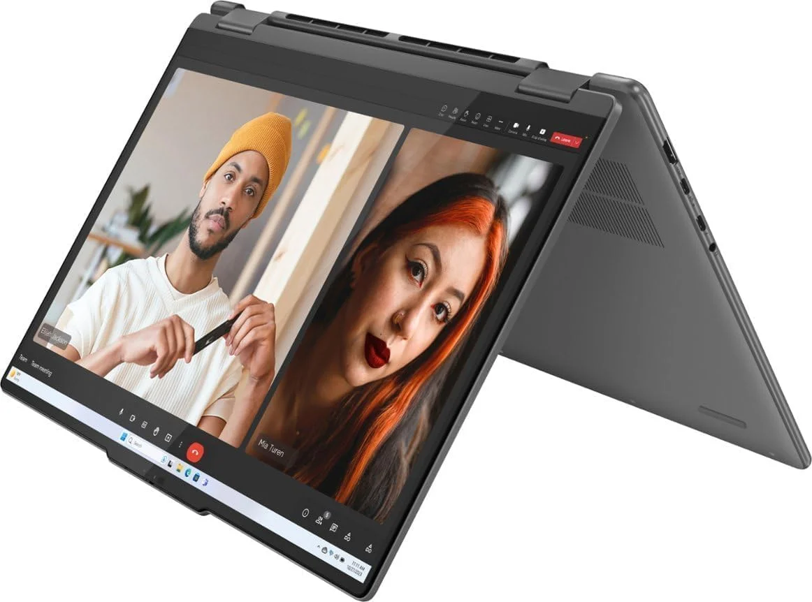لپ تاپ لمسی 2 در 1 لنوو Yoga 7i با صفحه نمایش 16 اینچی 2K - پردازنده Intel Core Ultra 7 155U با 16 گیگابایت رم - 1 ترابایت SSD - خاکستری طوفانی لپ تاپ لمسی 2 در 1 لنوو Yoga 7i با صفحه نمایش 16 اینچی 2K - پردازنده Intel Core Ultra 7 155U با 16 گیگابایت رم - 1 ترابایت SSD - خاکستری طوفانی