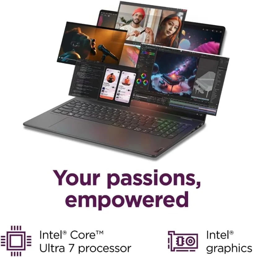 لپ تاپ لمسی 2 در 1 لنوو Yoga 7i با صفحه نمایش 16 اینچی 2K - پردازنده Intel Core Ultra 7 155U با 16 گیگابایت رم - 1 ترابایت SSD - خاکستری طوفانی لپ تاپ لمسی 2 در 1 لنوو Yoga 7i با صفحه نمایش 16 اینچی 2K - پردازنده Intel Core Ultra 7 155U با 16 گیگابایت رم - 1 ترابایت SSD - خاکستری طوفانی
