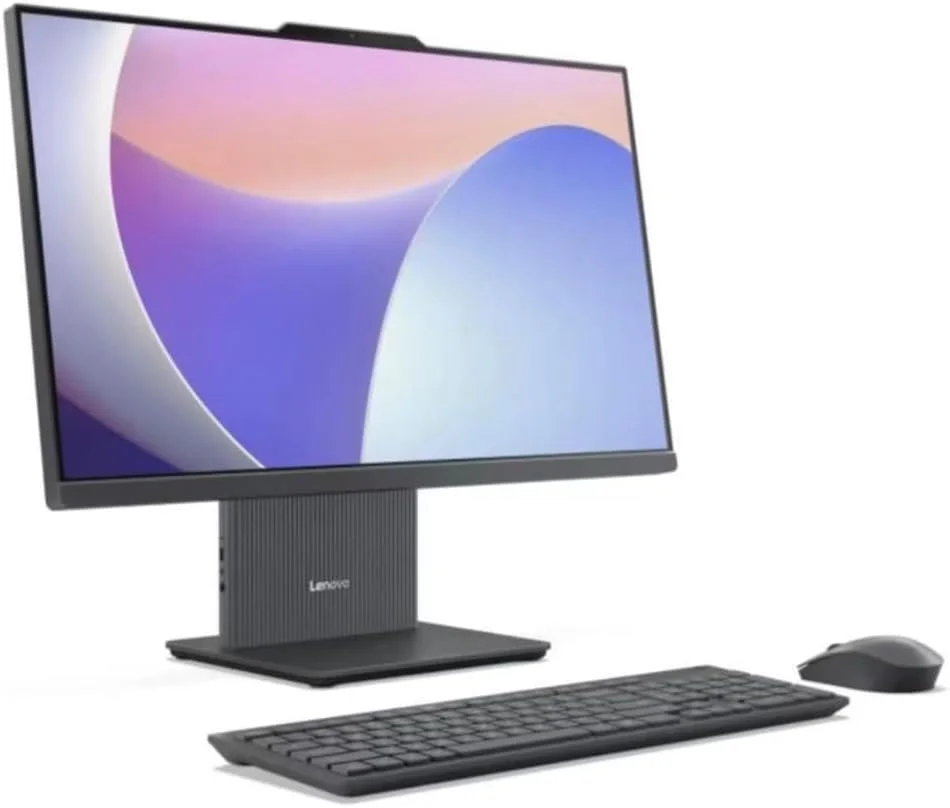 کامپیوتر همه کاره لنوو IdeaCentre - پردازنده نسل سیزدهم Intel Core i5-13420H - حافظه رم 16GB DDR5 - حافظه SSD 512GB - کارت گرافیک Intel UHD - ویندوز 11 Home - دوربین 5MP - کیبورد و ماوس بی‌سیم - WiFi 6 - رنگ خاکستری Luna - مدل 24IRH9 AIO با صفحه نمایش 23.8 اینچی FHD