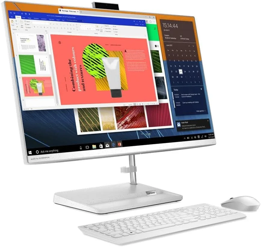 کامپیوتر همه کاره لنوو IdeaCentre AIO 3 27ALC6 | AMD Ryzen 7 7730U | رم 16 گیگابایت | SSD 1 ترابایت | گرافیک AMD Radeon | صفحه نمایش 27 اینچی FHD | ویندوز 11 [F0FY00QGAX]