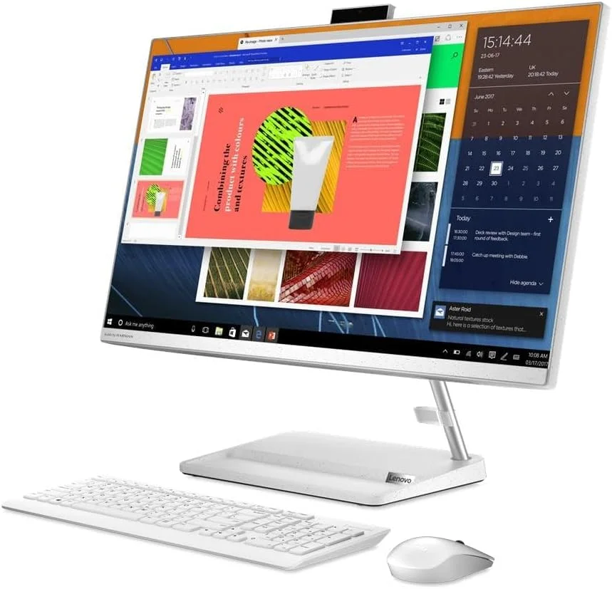 کامپیوتر همه کاره لنوو IdeaCentre AIO 3 27ALC6 | AMD Ryzen 7 7730U | رم 16 گیگابایت | SSD 1 ترابایت | گرافیک AMD Radeon | صفحه نمایش 27 اینچی FHD | ویندوز 11 [F0FY00QGAX]