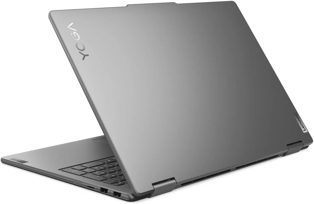 لپ تاپ 2 در 1 لنوو یوگا 7 مدل 14IML9-14 با صفحه نمایش لمسی 14 اینچی WUXGA، پردازنده Intel U7-155H، رم 16 گیگابایتی، حافظه SSD 1 ترابایتی، گرافیک Intel Arc، کیبورد انگلیسی-عربی، ویندوز 11، خاکستری طوفانی - [83DJ000NAX]