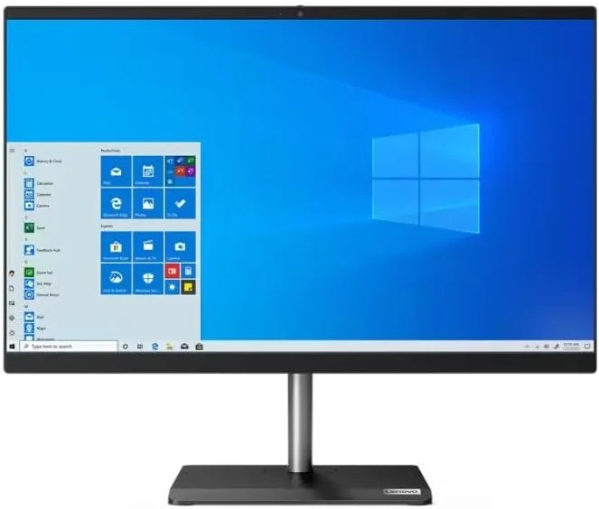 کامپیوتر همه کاره Lenovo V30a-24، پردازنده نسل دهم Intel i3-1005G1، گرافیک Intel® UHD، رم 16 گیگابایتی DDR4-3200، حافظه SSD 512 گیگابایتی M.2، صفحه نمایش 23.8 اینچی FHD، DVD-Writer، ویندوز 11 (مشکی کلاغی)