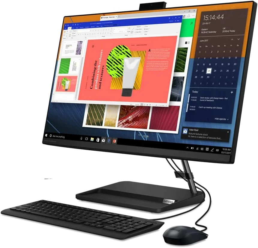 کامپیوتر همه کاره لنوو Ideacentre AIO 3 27Itl6، پردازنده Intel Core I7-1165G7، صفحه نمایش 27 اینچی FHD، رم 16 گیگابایتی، حافظه SSD 512 گیگابایتی، کارت گرافیک Nvidia Geforce Mx450 2GB GDDR6، ویندوز 11، مشکی - [F0Fw00Ljax]