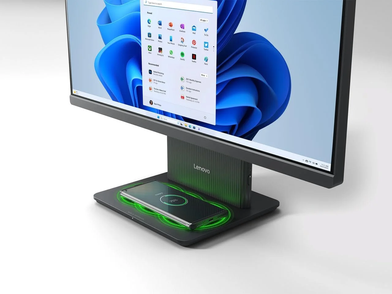 کامپیوتر همه کاره لنوو AIO 24IRH9 با صفحه نمایش لمسی 23.8 اینچی FHD Anti Glare IPS با نرخ تازه سازی 100 هرتز، پردازنده Core i5-13420H، رم 16 گیگابایتی، حافظه SSD 512 گیگابایتی، گرافیک UHD یکپارچه، بلندگوهای 2X3W HARMAN، کیبورد و ماوس بی سیم انگلیسی-عربی، ویندوز 11، خاکستری ابری [F0HN00FBAX]