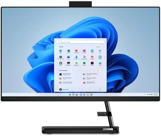 کامپیوتر همه کاره لنوو IdeaCentre AIO 3 24IAP7 اینتل سلرون 7305 رم 8 گیگابایت SSD 256 گیگابایت هارد دیسک 1 ترابایت ویندوز 11 هوم