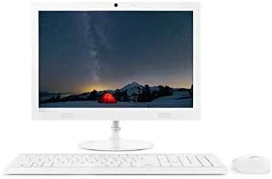 کامپیوتر همه کاره لنوو IdeaCentre با صفحه نمایش 19.5 اینچی، پردازنده AMD A6-9200 2GHz، رم 4 گیگابایتی، حافظه 1 ترابایتی و ویندوز 10 هوم 64 بیتی - سفید